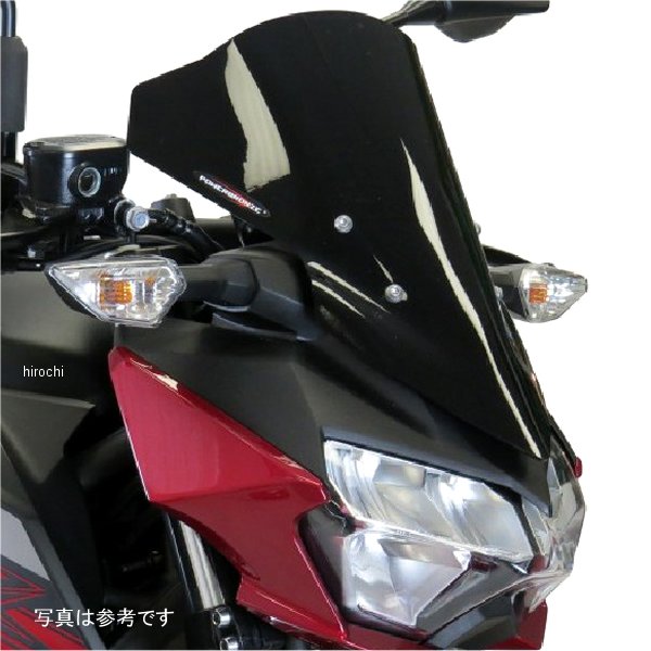 パワーブロンズ Powerbronze ネイキッドスクリーン ショート 19年以降 Z250、Z400 ステルスグレー 430-U271-019 HD店