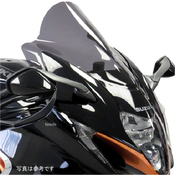 パワーブロンズ Powerbronze エアフロースクリーン 21年以降 GSX1300R 隼 ライトスモーク 400-S140-001 HD店｜ヒロチー商事 ハーレー 店