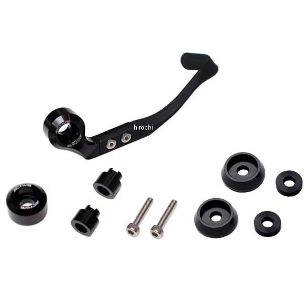 アクティブ ACTIVE ブレーキレバーガード&バーエンドフルセット 取付け部 M8用 黒 30801M08 HD店