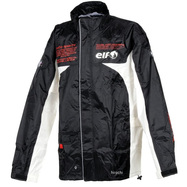 【メーカー在庫あり】 ELR-3291 エルフ elf 春夏モデル レインスーツ 黒 4Lサイズ 4562238714242 HD店