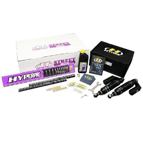 ハイパープロ HYPERPRO ストリートBOX ツインショック T367 ピギーバック 96年-02年 ゼファー750RS 黒 33470119 HD店