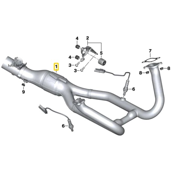 BMW純正 エキゾースト マニフォールド 研磨済ミ 18518555261 HD店