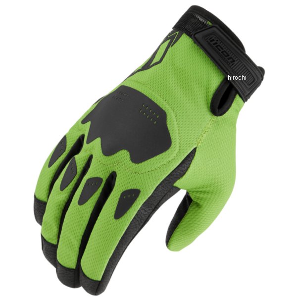 アイコン ICON 春夏モデル グローブ GLOVE HOOLIGAN CE 緑 Sサイズ 3301-4366 HD店