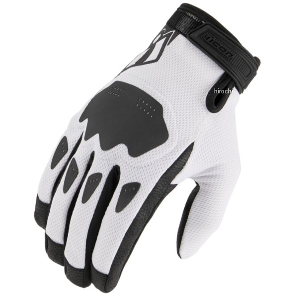 アイコン ICON 春夏モデル グローブ GLOVE HOOLIGAN CE 白 2XLサイズ 3301-4394 HD店
