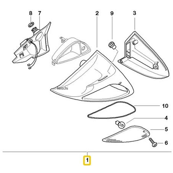 BMW純正 ナックルガード LH 63132305671 HD店
