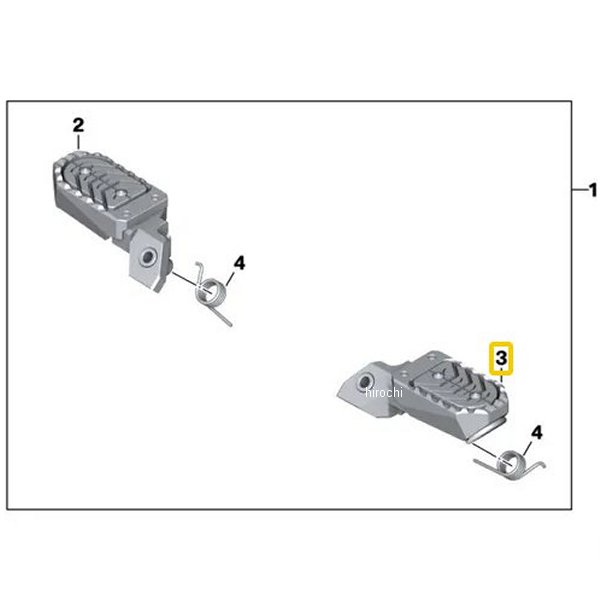 BMW純正 フットレスト 調整式 左 黒 77252452958 HD店 18,356円