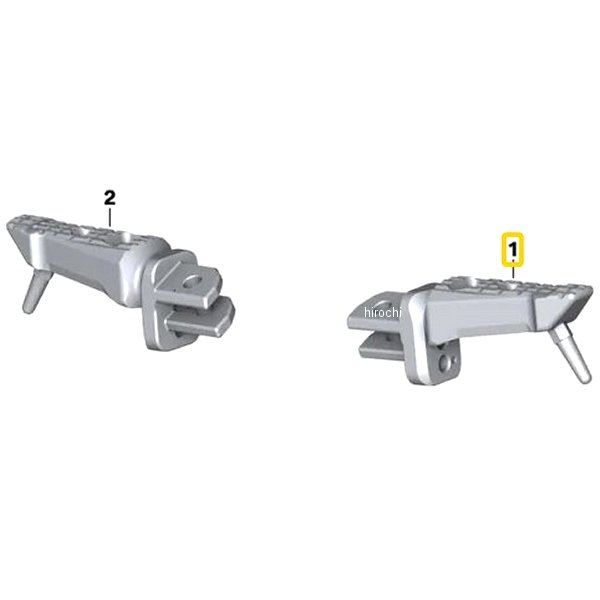 BMW純正 調整式フット レスト LH 77259829097 HD店