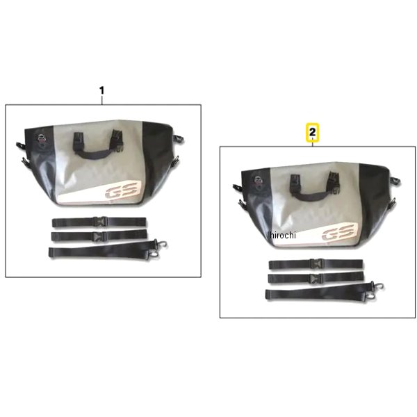 BMW純正 アルミ製トップケース インナー バッグ 77438543194 HD店
