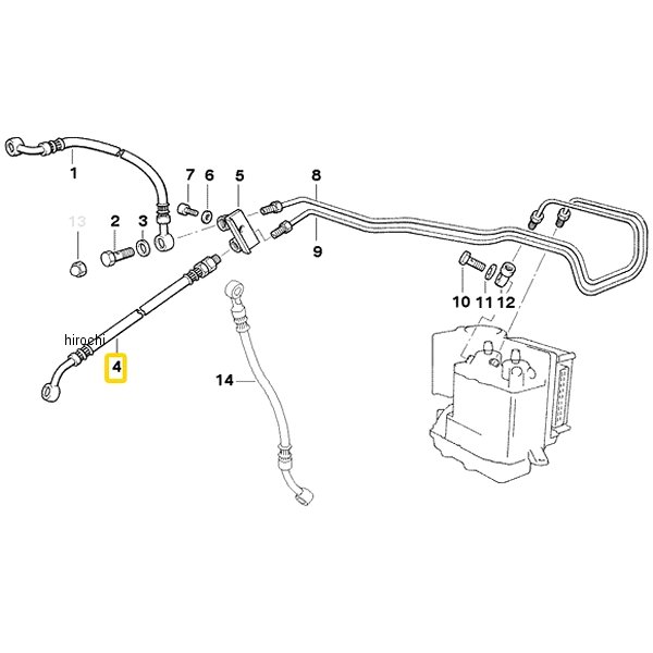 BMW純正 ブレーキホース 34322314295 HD店