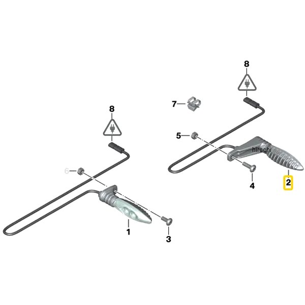 BMW純正 LED ウインカー 63138522503 HD店