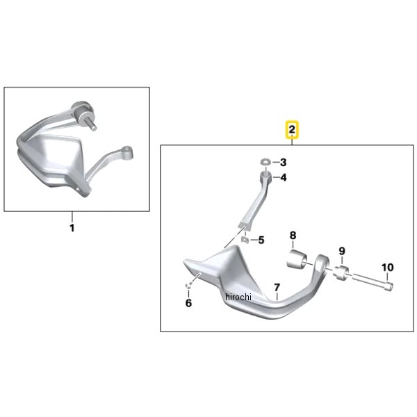 BMW純正 セット ハンドプ ロテクター 左 77328396075 HD店