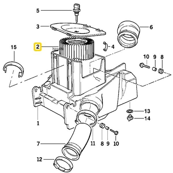 BMW純正 エアクリーナー エレメント 13711341528 HD店