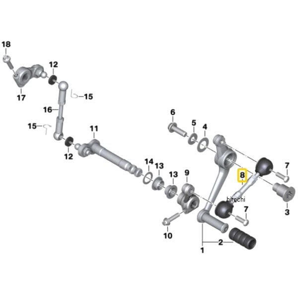 BMW純正 シフト ロッド 23418564169 HD店