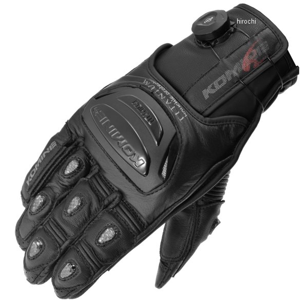 【メーカー在庫あり】 コミネ KOMINE 春夏モデル ダイアルフィットスポーツレザーグローブ 黒 XLサイズ GK-254 HD店｜ヒロチー商事 ハーレー 店