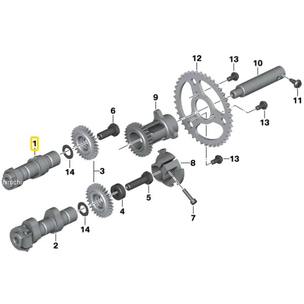 BMW純正 インテーク側カムシャフト LH 11318524353 HD店