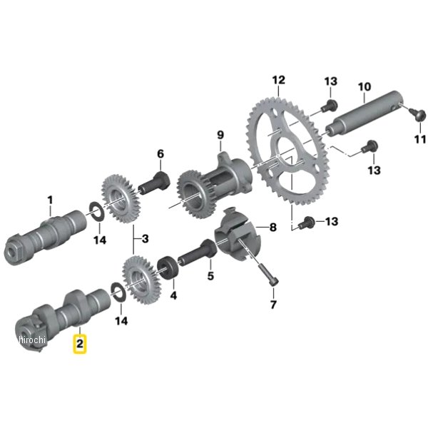 BMW純正 エキゾースト側カムシャフト LH 11318564541 HD店