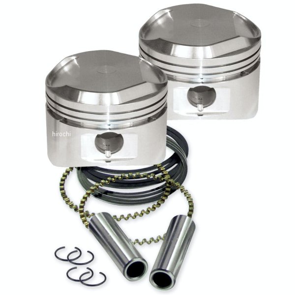 【メーカー在庫あり】 S&S エスアンドエス S&S 3-1/2インチ 鍛造ピストンキット +0.020 SUPER STOCK 92-2048 HD店