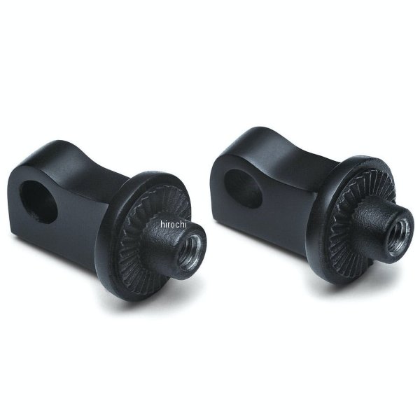 【メーカー在庫あり】 クリアキン Kuryakyn スプラインフットペグアダプター XL1200X、XL1200V、XL1200C 黒 8896 HD店