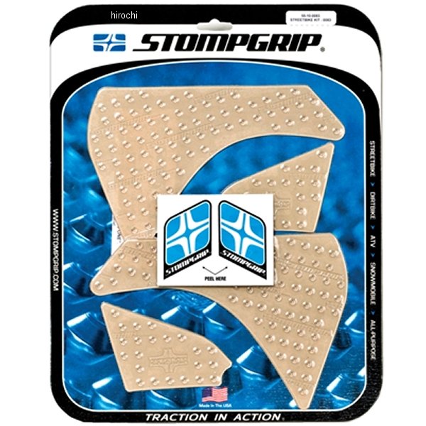 ストンプグリップ STOMPGRIP トラクションパッド タンクキット 09年-12年 F800GS クリア 55-10-0083C HD店