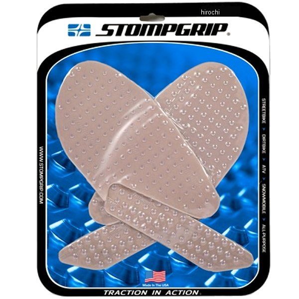 ストンプグリップ STOMPGRIP トラクションパッド タンクキット 19年-20年 YZF-R3、YZF-R25 クリア 55-10-0163C HD店