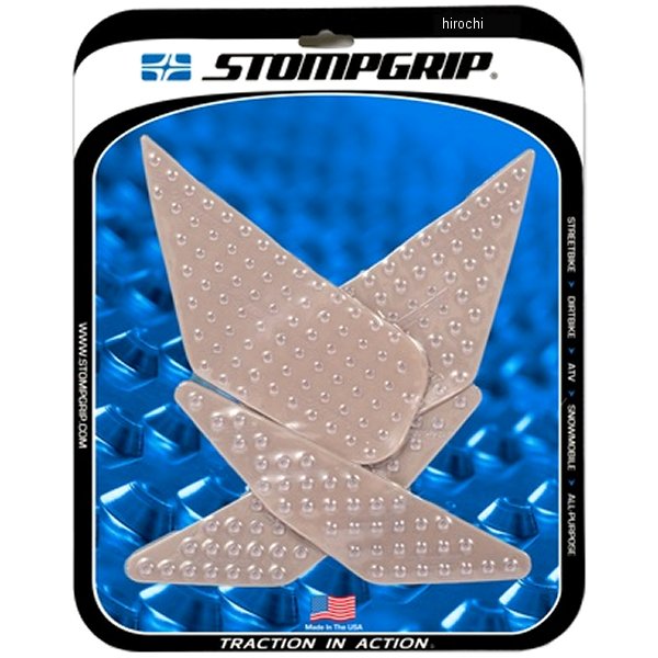 ストンプグリップ STOMPGRIP トラクションパッド タンクキット 16年-20年 スピードトリプル クリア 55-10-0173C HD店