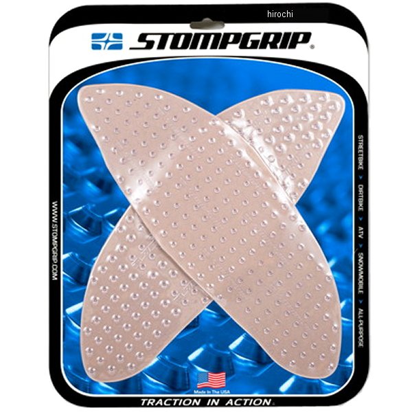 ストンプグリップ STOMPGRIP トラクションパッド タンクキット 21年-22年 RSV4、トゥオーノV4 クリア 55-10-0180C HD店