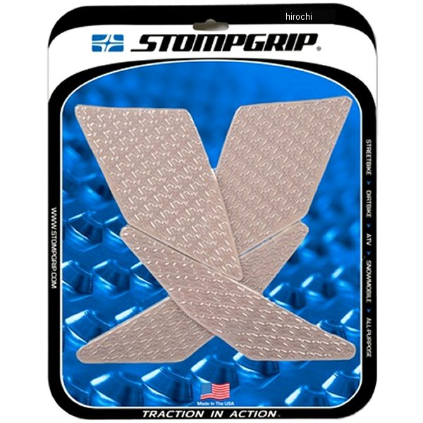 ストンプグリップ STOMPGRIP トラクションパッド タンクキット 15年-17年 FJ09、MT09トレーサー クリア 55-14-0103C HD店