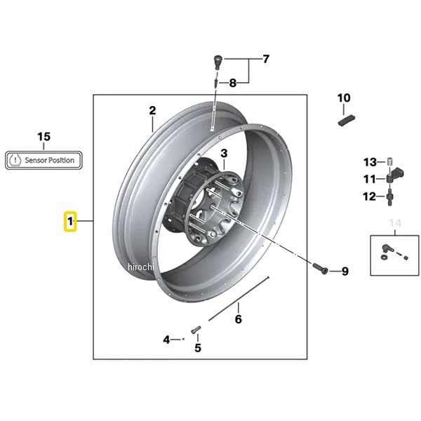 BMW純正 クロススポークホイール 黒 リア 36318526651 HD店