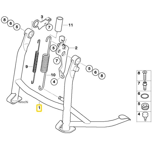 BMW純正 (SO)センタースタンド 46527719350 HD店