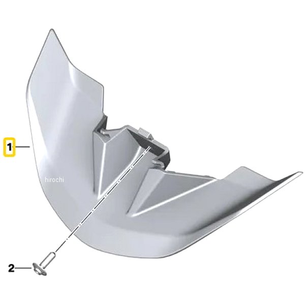 BMW純正 スポイラー ウインドシールドホルダー 46638392844 HD店 4,321円
