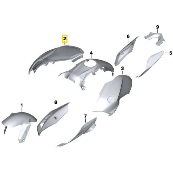 BMW純正 サイド パネル RH 46638535606 HD店