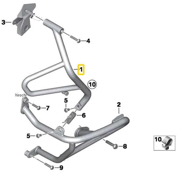 BMW純正 タンク プロテクション RH 46638538036 HD店