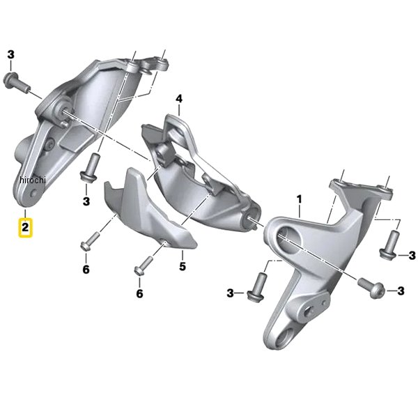 BMW純正 Fキャリア RH 46638543498 HD店