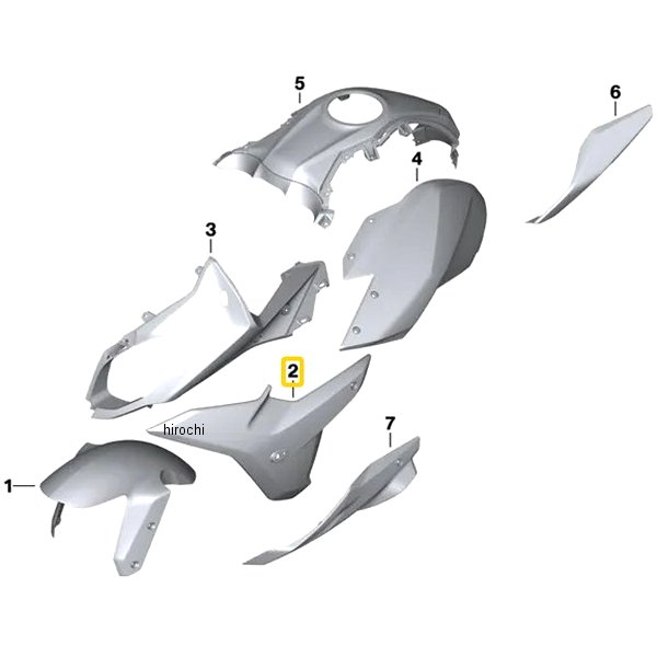 BMW純正 サイド トリム パネル LH 46638548069 HD店
