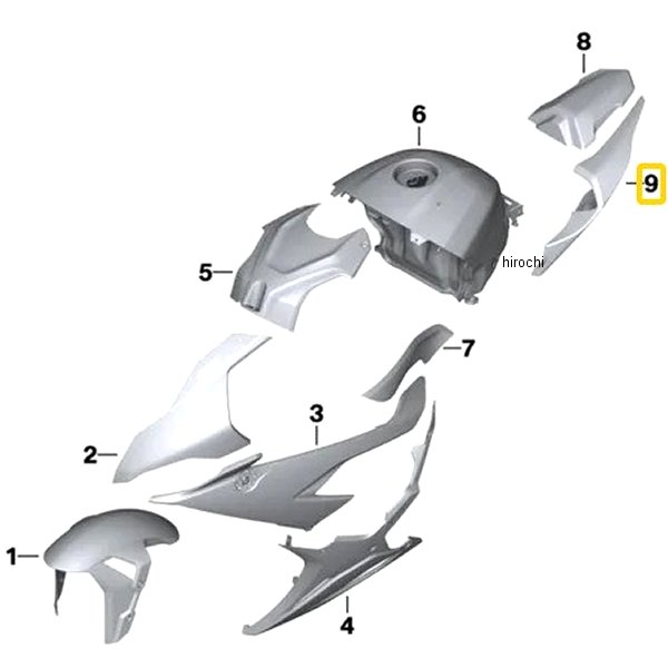 BMW純正 R サイド部品 LH 46639467803 HD店 27,685円