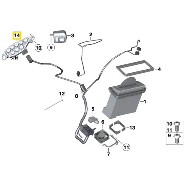 BMW純正 (SO)スイッチパネル (R1200RT/ラジ 65127706421 HD店