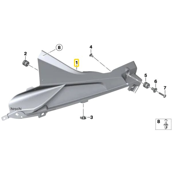 BMW純正 (SO)キャリア RH 71607721276 HD店