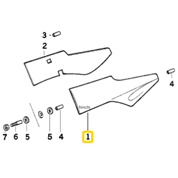 BMW純正 (SO)サイドカバー L (PC) 46632307423 HD店