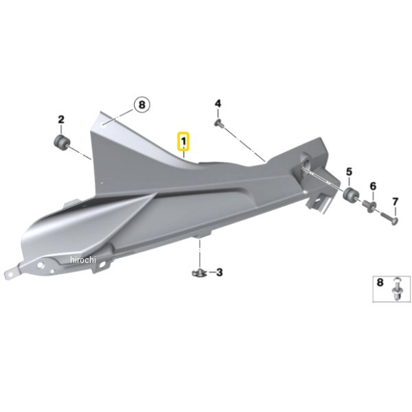 BMW純正 エンブレムキャリア RH 46637715922 HD店 11,770円