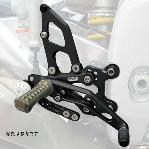 ロビーモトエンジニアリング ストリートトリプル(06-10) バックステップ EVO-S ブラック RME-001-T0003N HD店