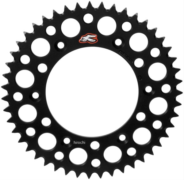 【メーカー在庫あり】 レンサル RENTHAL リアスプロケット 520 04年-06年 RMZ250 82年-08年 KX125 黒 112U-520-48GEBK HD店