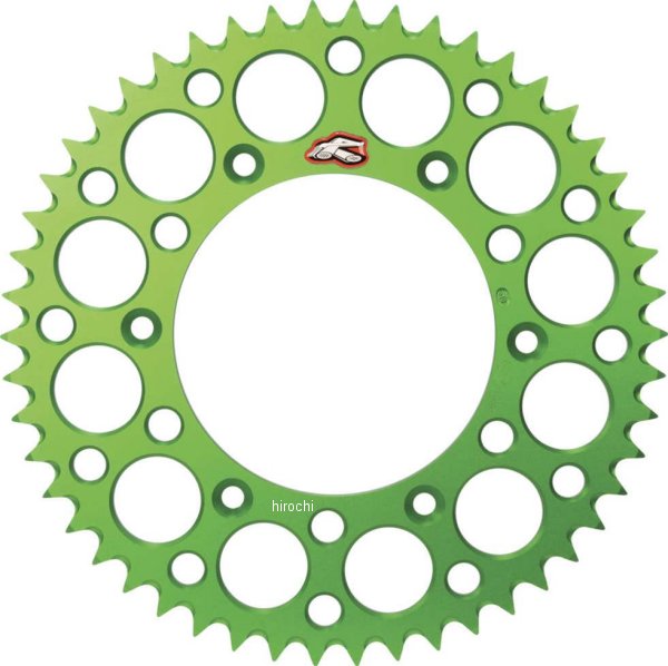【メーカー在庫あり】 レンサル RENTHAL リアスプロケット 520/50T 92年-08年 KX125 緑 112U-520-50GEGN HD店｜ヒロチー商事 ハーレー 店