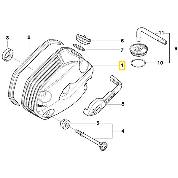 BMW純正 シリンダー ヘッド カバー LH クロム 11127704765 HD店