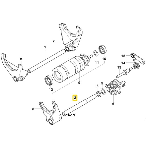 BMW純正 シフト レール 23317681444 HD店