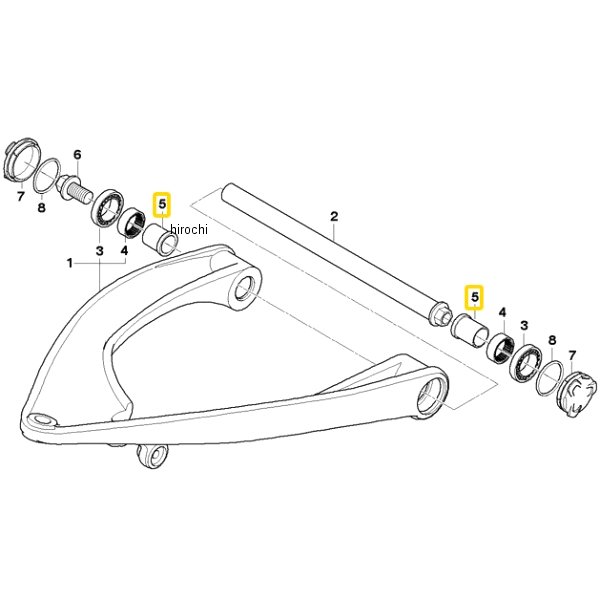 BMW純正 ニードルベアリングインナーリング 31427674014 HD店