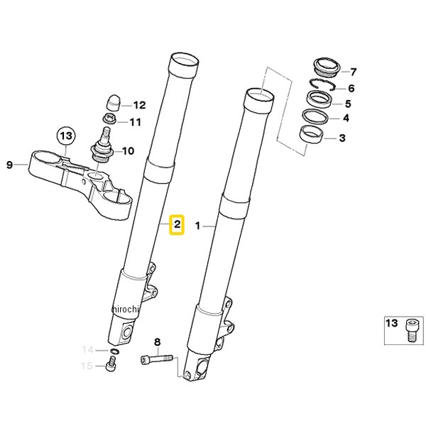 BMW純正 スライド パイプ RH 31427695960 HD店