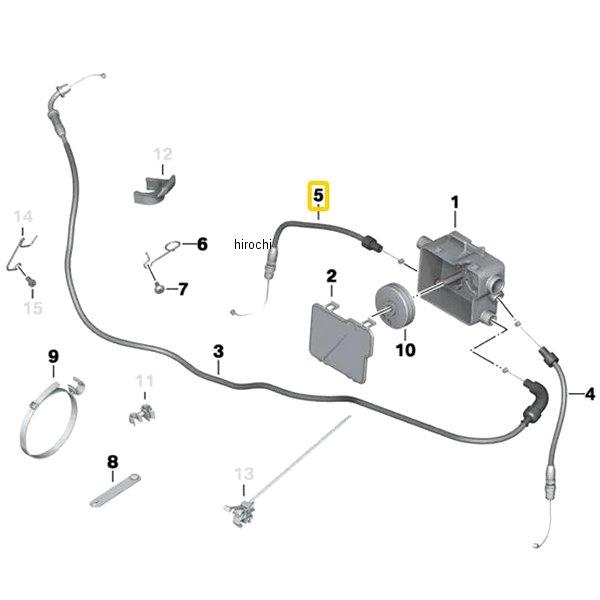 BMW純正 スロットルバタフライ ボーデンケーブル RH 32737670568 HD店