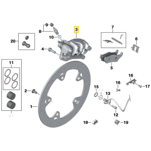 BMW純正 R ブレーキ キャリパー 34217677603 HD店