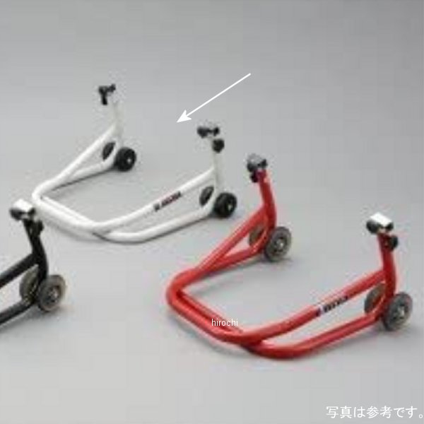 【メーカー在庫あり】 J-TRIP Jトリップ ショートローラースタンド(Vウケ) ホワイト JT-127VWT HD店|ヒロチー商事 ハーレー 店