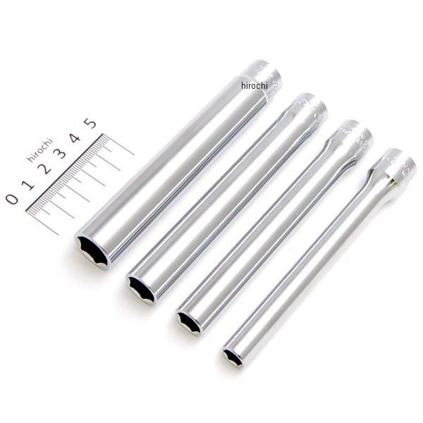 【メーカー在庫あり】 コーケン Ko-ken 3/8インチsq 6角エクストラディープソケットセット全長120mm 4本組 ミリタイプ 3300M-4-L120-KK HD店